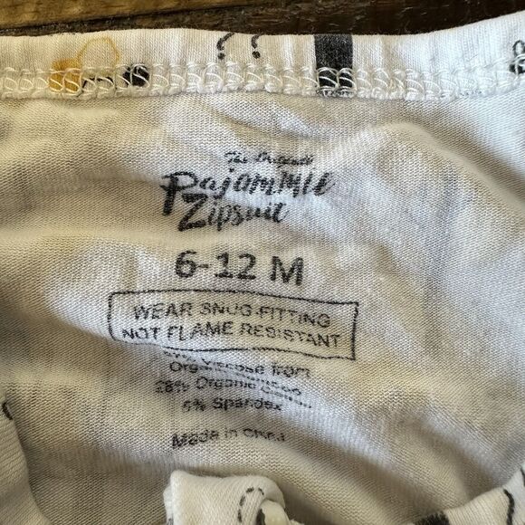 The Original Pajama Zipsuit Size 6-12 Months Organic Bamboo Zippy Sleeper - Picture 3 of 8